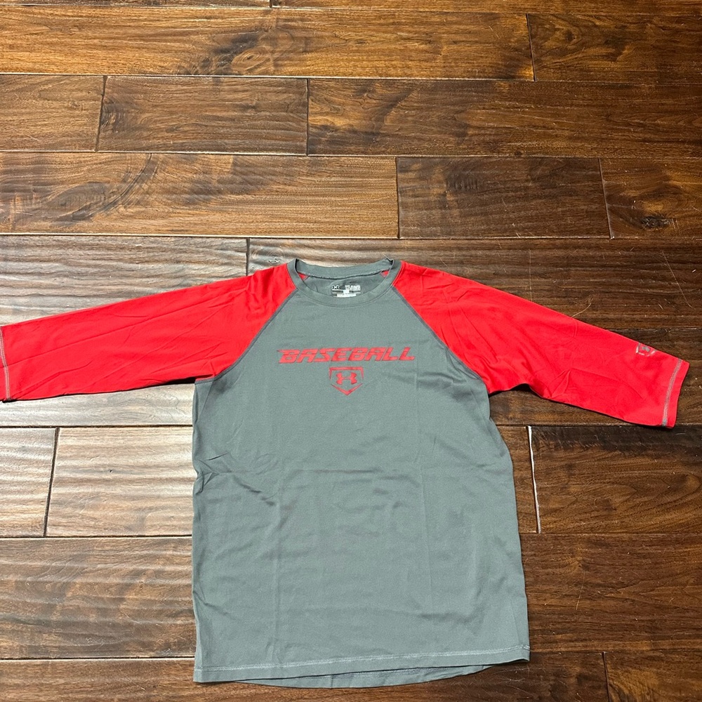 Under Armour Youth Baseball Raglan Shirt Size XL